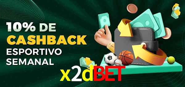 10% de bônus de cashback na x2dbet